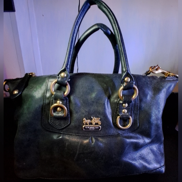 Coach Handbags - Rare Vintage Coach Bag w/ Handles And Shoulder Strap